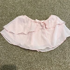 Danskin Light Pink Sheer Capelet